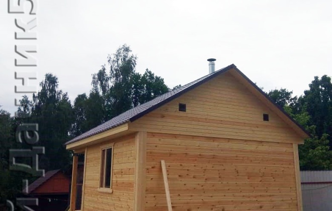 2 Брусовая баня Б-50 6×5, 30 м², Владимирская область, Петушинский район, Деревня Поляны  (3)